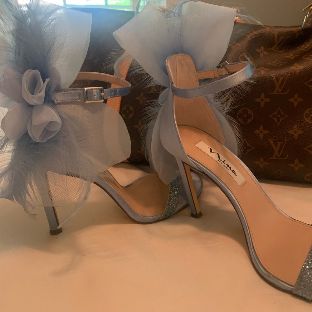 Nina New York Dollywood-YS sky blue 7 M heels